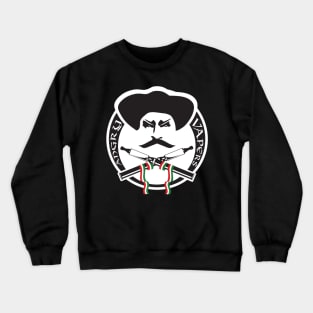 Angry vaper with ribbon Crewneck Sweatshirt